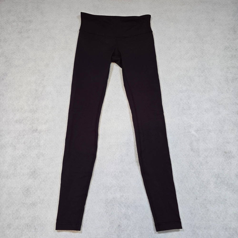 Lululemon Wunder Under High Rise Leggings Plum Burgundy Size 6 Yoga Pants Luon